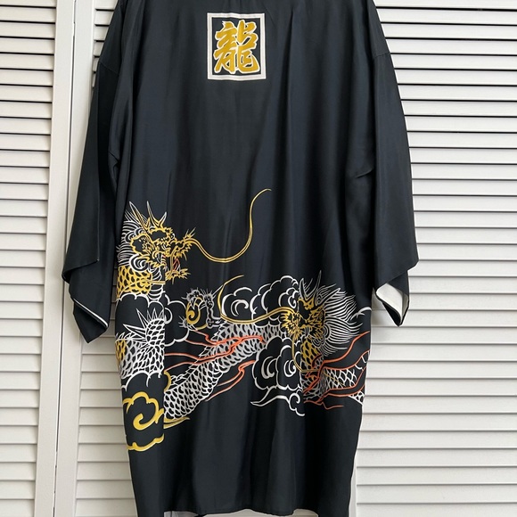 Japanese Kimono - Made in Japan - Handprinted - Size 35 - Picture 2 of 10